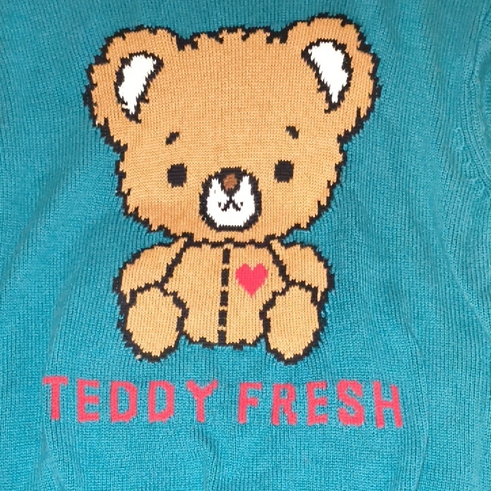 Teddy Fresh Teal Crewneck Sweater - Picture 2 of 7